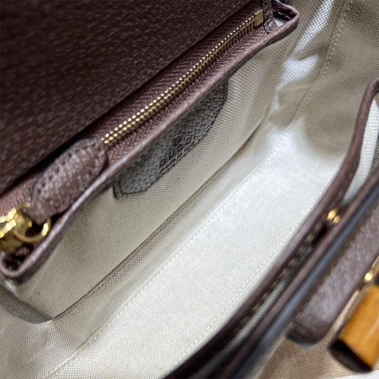 Replica Gucci Bamboo 1947 Jumbo GG Small Top Handle Bag 675797 UKMDT 2570 (6)