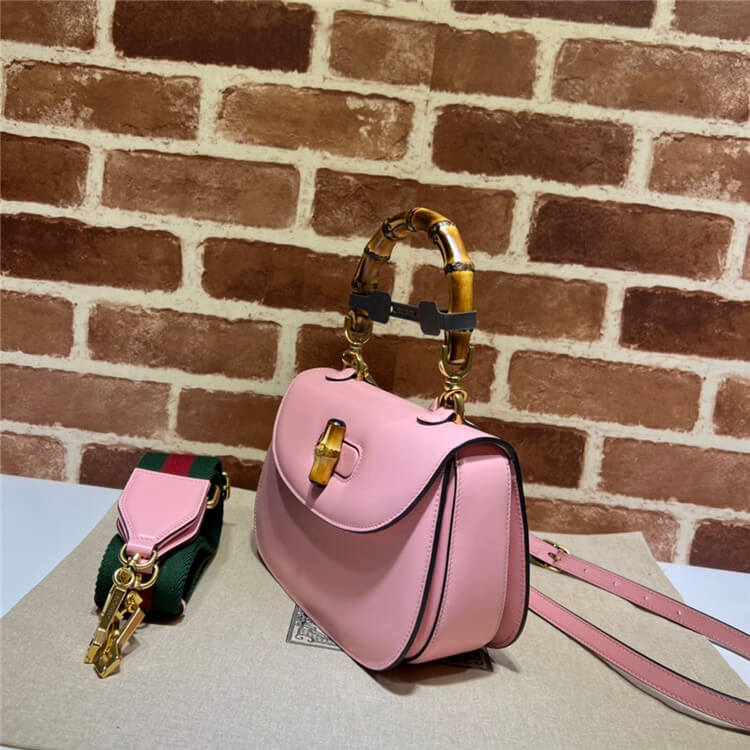 Replica Gucci Bamboo 1947 Small Top Handle Bag 675797 10ODT 5467 (3)