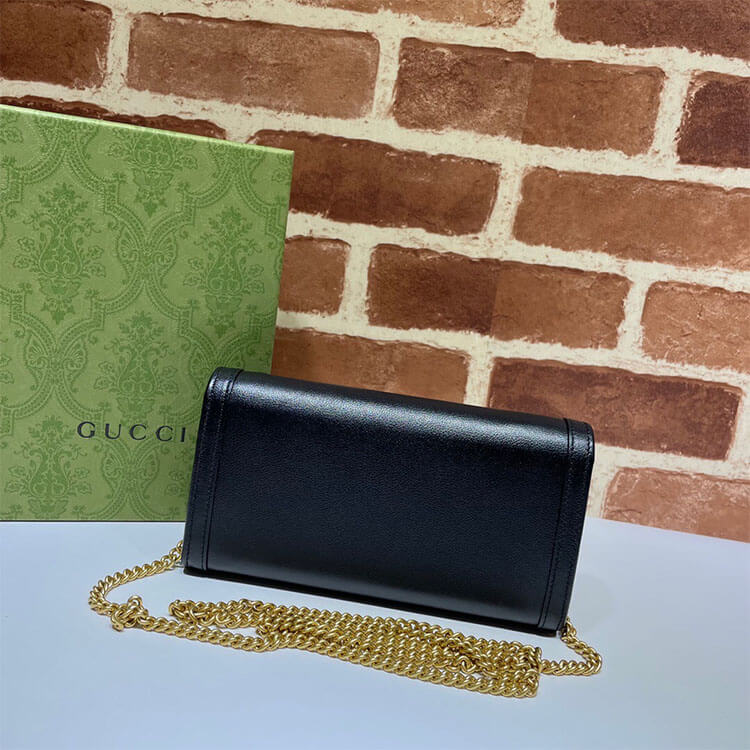 Replica Gucci Diana Chain Wallet With Bamboo 658243 17Q0T 1000 (3)