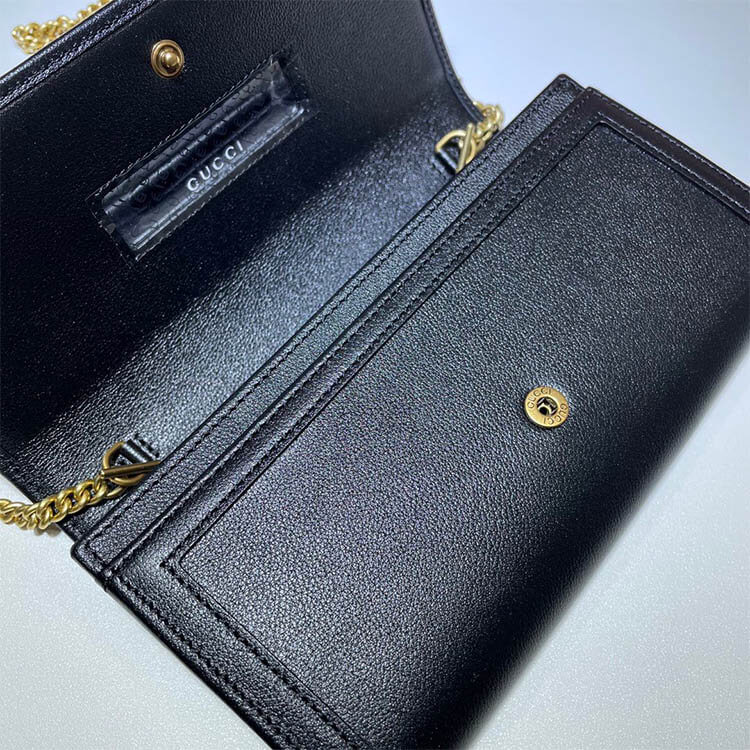 Replica Gucci Diana Chain Wallet With Bamboo 658243 17Q0T 1000 (4)
