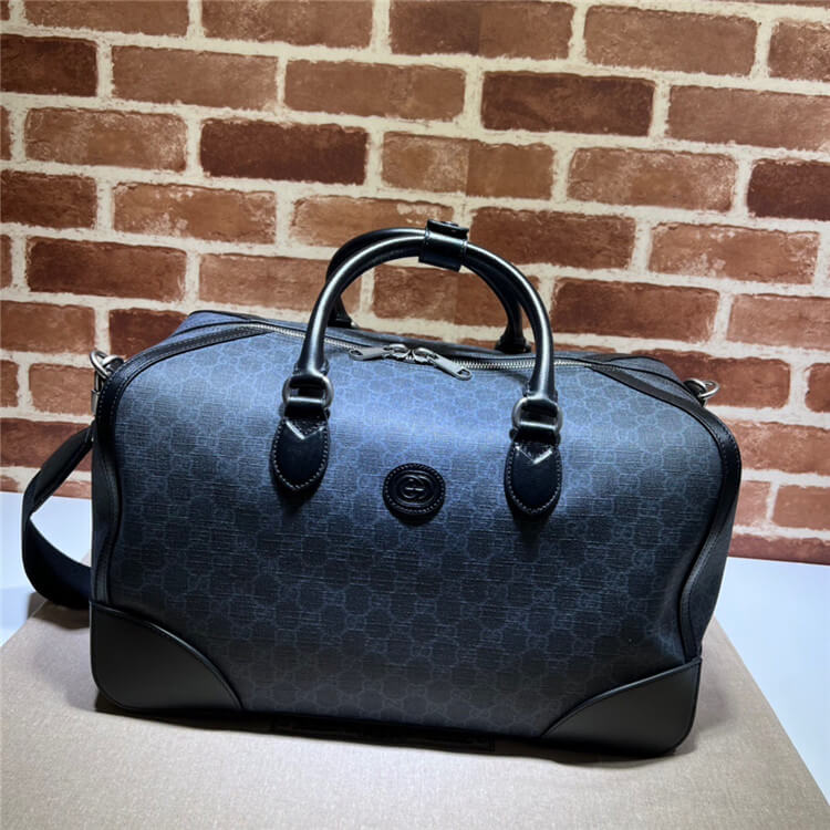 Replica Gucci Duffle Bag With Interlocking G 696014 92THF 1000 (2)