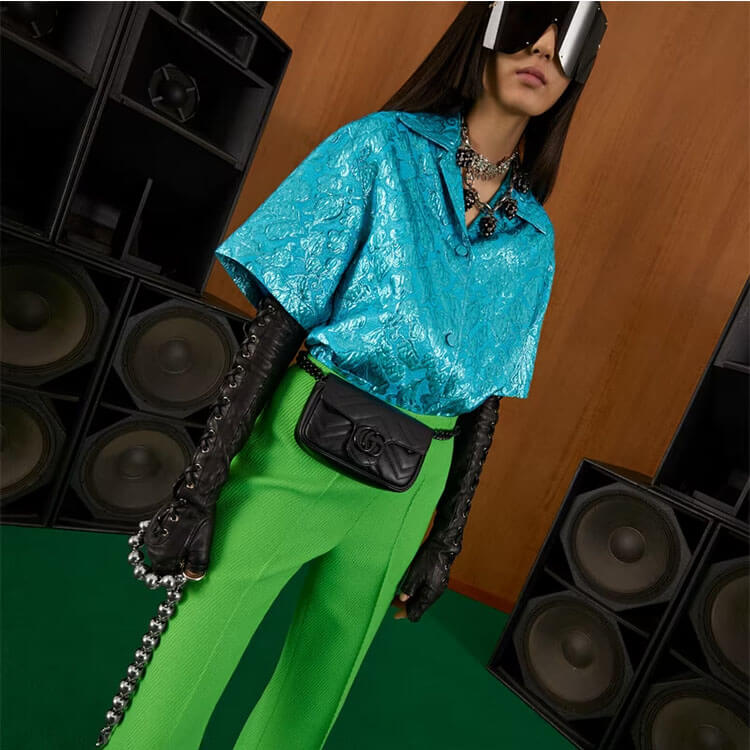 Replica Gucci GG Marmont Belt Bag 699757 UM8KV 1000 (7)