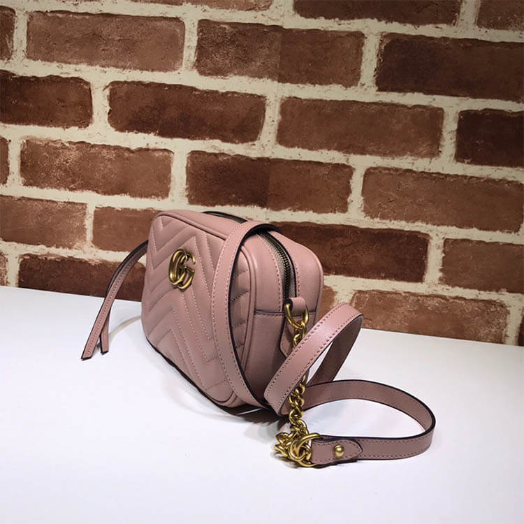 Replica Gucci GG Marmont Matelasse Mini Bag 448065 DTD1T 5729 (3)