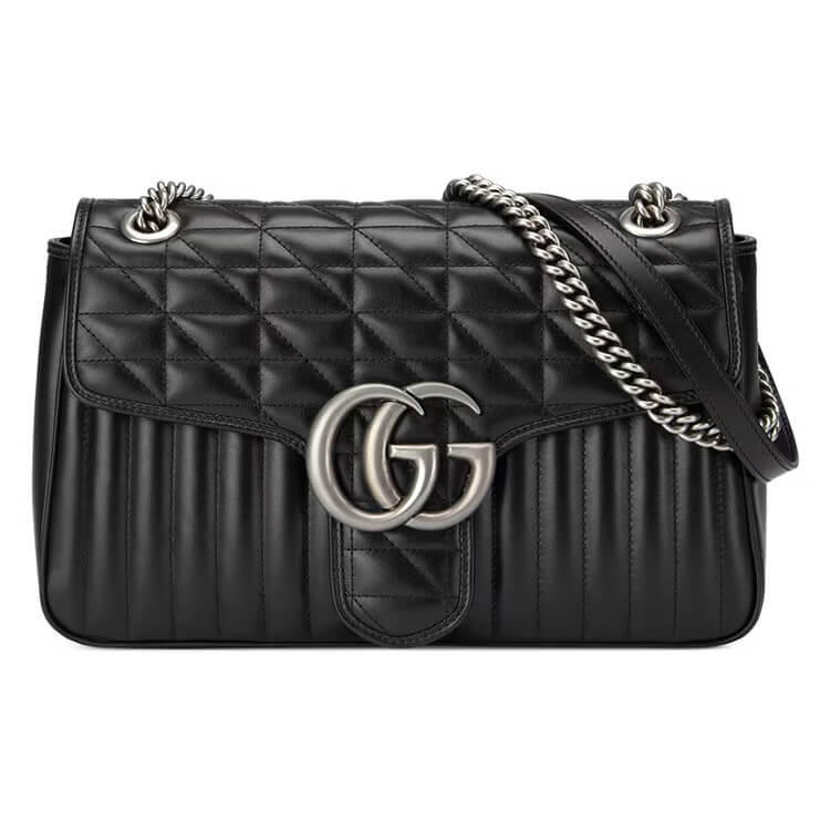 Replica Gucci GG Marmont Medium Shoulder Bag 443496 UM8AN 1000 (1)