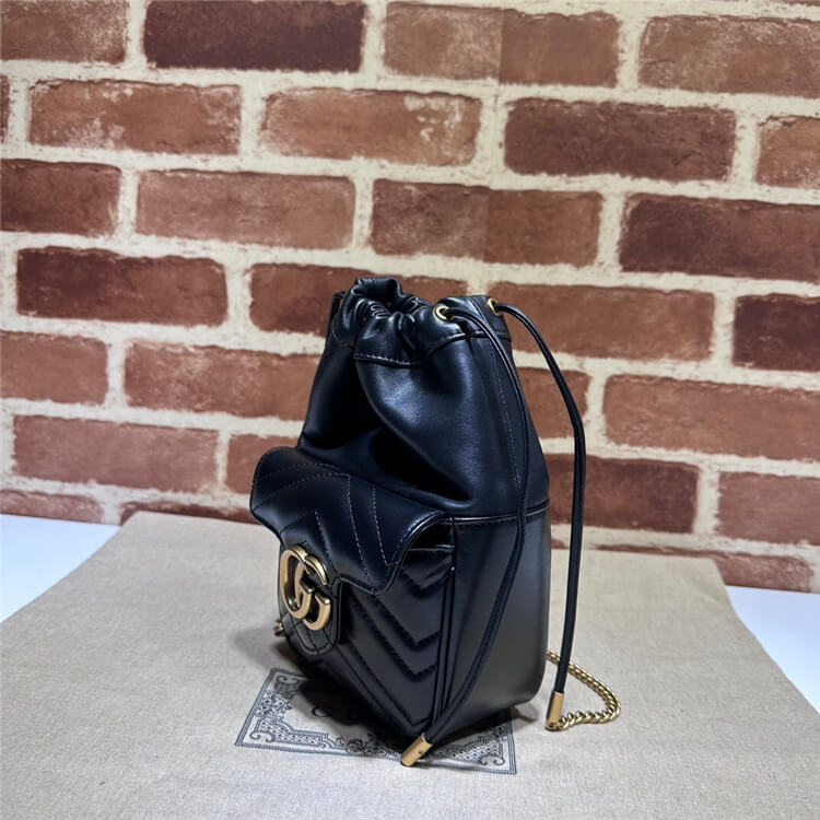 Replica Gucci GG Marmont Mini Bucket Bag 746433 AAB7C 1000 (3)