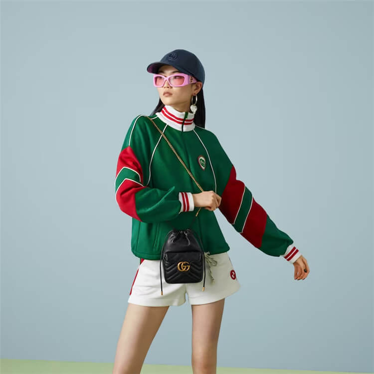 Replica Gucci GG Marmont Mini Bucket Bag 746433 AAB7C 1000 (7)