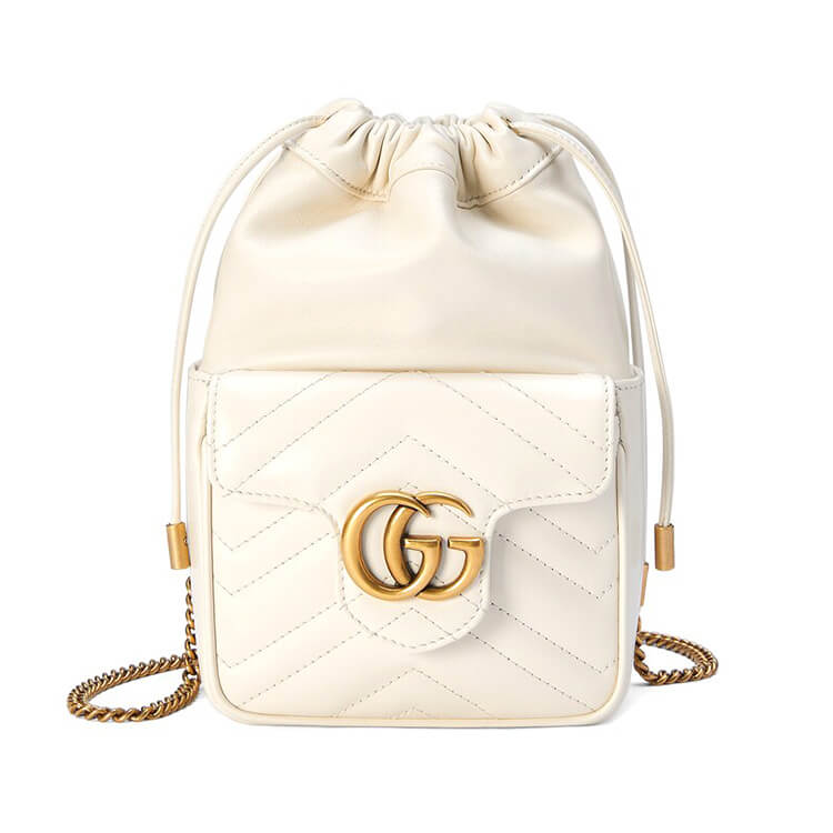 Replica Gucci GG Marmont Mini Bucket Bag 746433 AAB7C 9022 (1)