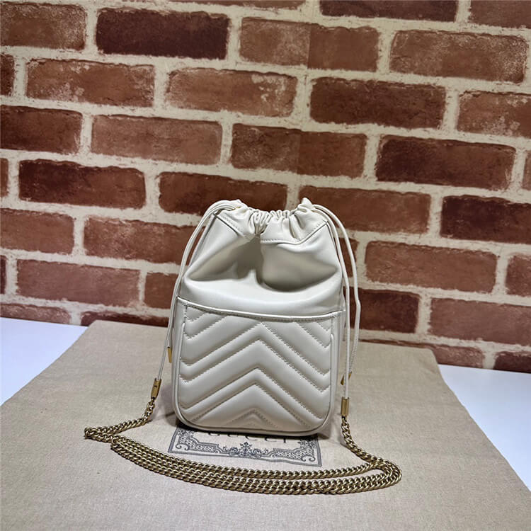 Replica Gucci GG Marmont Mini Bucket Bag 746433 AAB7C 9022 (4)