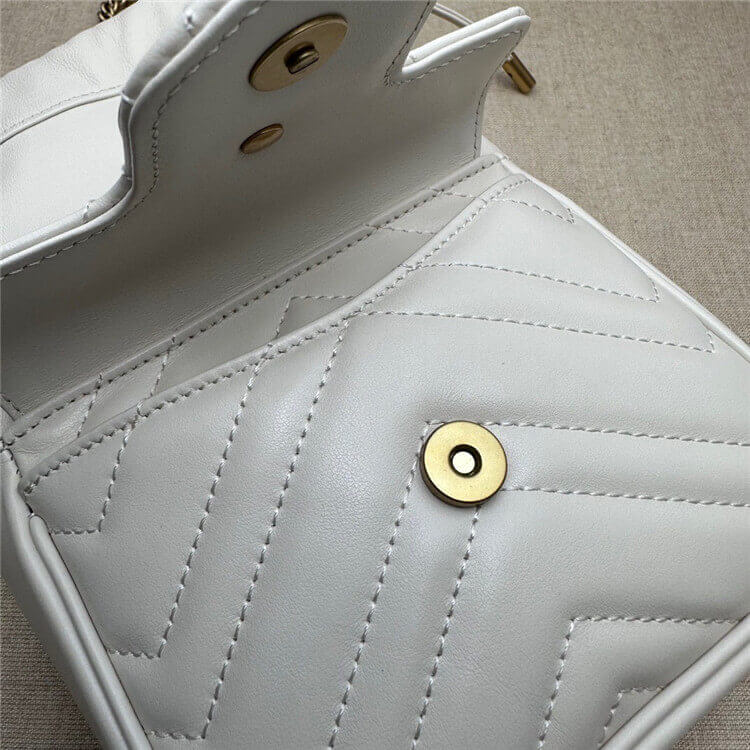 Replica Gucci GG Marmont Mini Bucket Bag 746433 AAB7C 9022 (5)