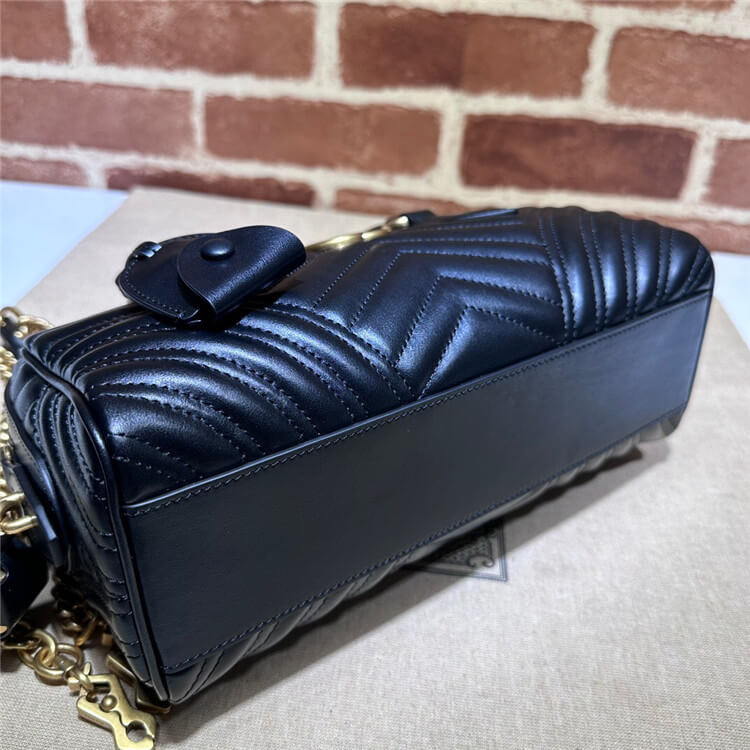 Replica Gucci GG Marmont Small Top Handle Bag 746319 AABZB 1000 (5)