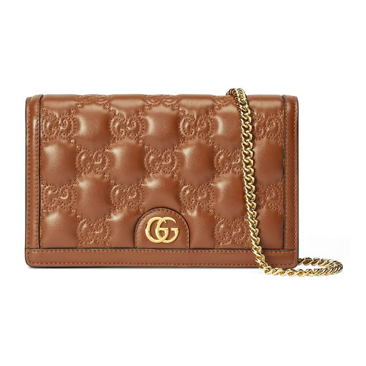 Replica Gucci GG Matelasse Chain Wallet 723787 UM8IG 2546 (1)