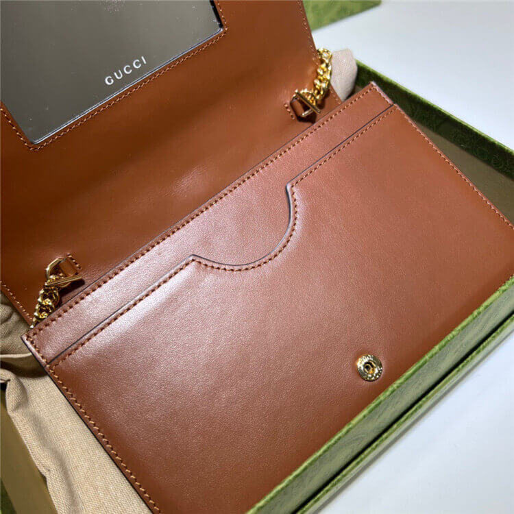 Replica Gucci GG Matelasse Chain Wallet 723787 UM8IG 2546 (5)