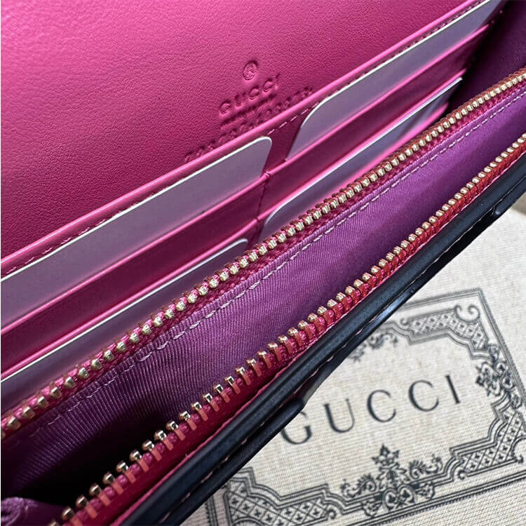 Replica Gucci GG Matelasse Chain Wallet 723787 UM8IG 6627 (5)