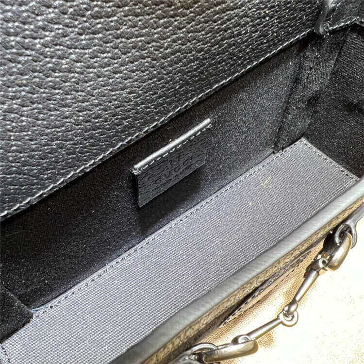 Replica Gucci Horsebit 1955 Jumbo GG Mini Bag 699296 FABGN 1000 (6)
