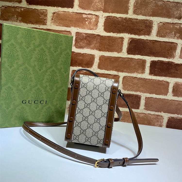 Replica Gucci Horsebit 1955 Mini Bag 625615 92TCG 8563 (3)