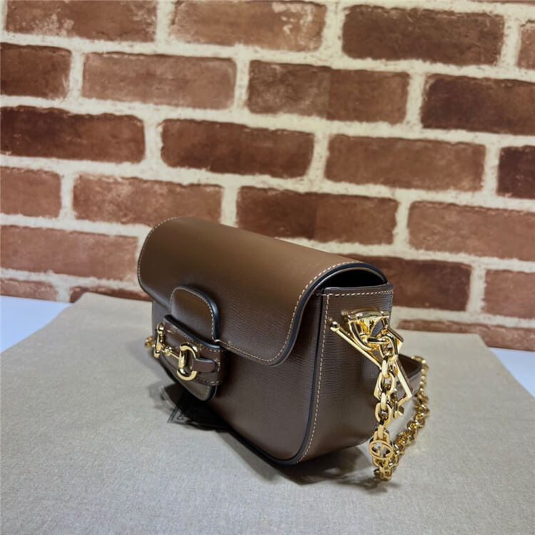 Replica Gucci Horsebit 1955 Small Shoulder Bag 735178 1DB0G 2361 (3)