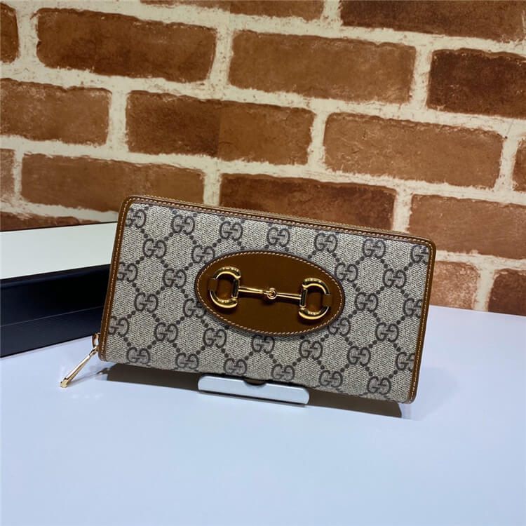 Replica Gucci Horsebit 1955 Zip Around Wallet 621889 92TCG 8563 (2)