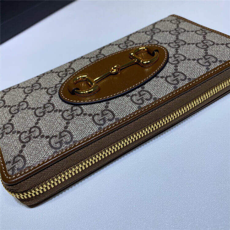 Replica Gucci Horsebit 1955 Zip Around Wallet 621889 92TCG 8563 (4)