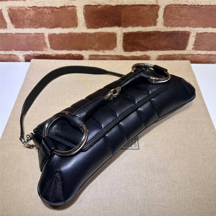 Replica Gucci Horsebit Chain Medium Shoulder Bag 764255 AACU1 1000 (5)