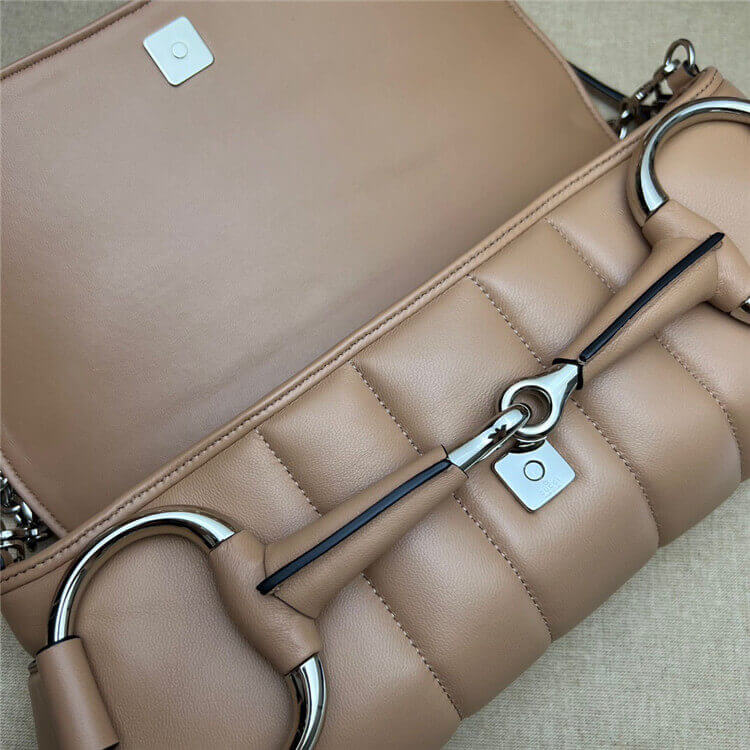 Replica Gucci Horsebit Chain Medium Shoulder Bag 764255 AACU1 5931 (6)