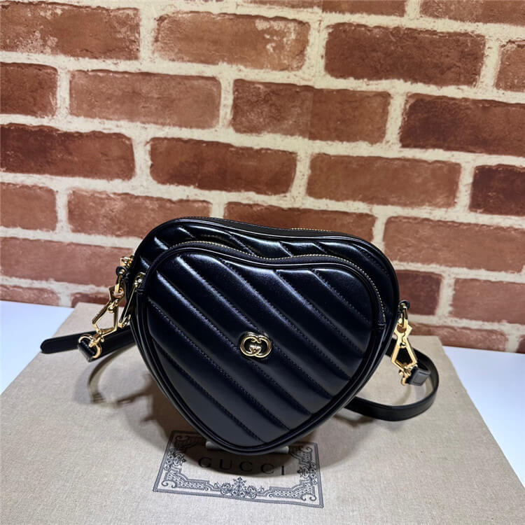 Replica Gucci Interlocking G Mini Heart Shoulder Bag 751628 AACCL 1000 (2)