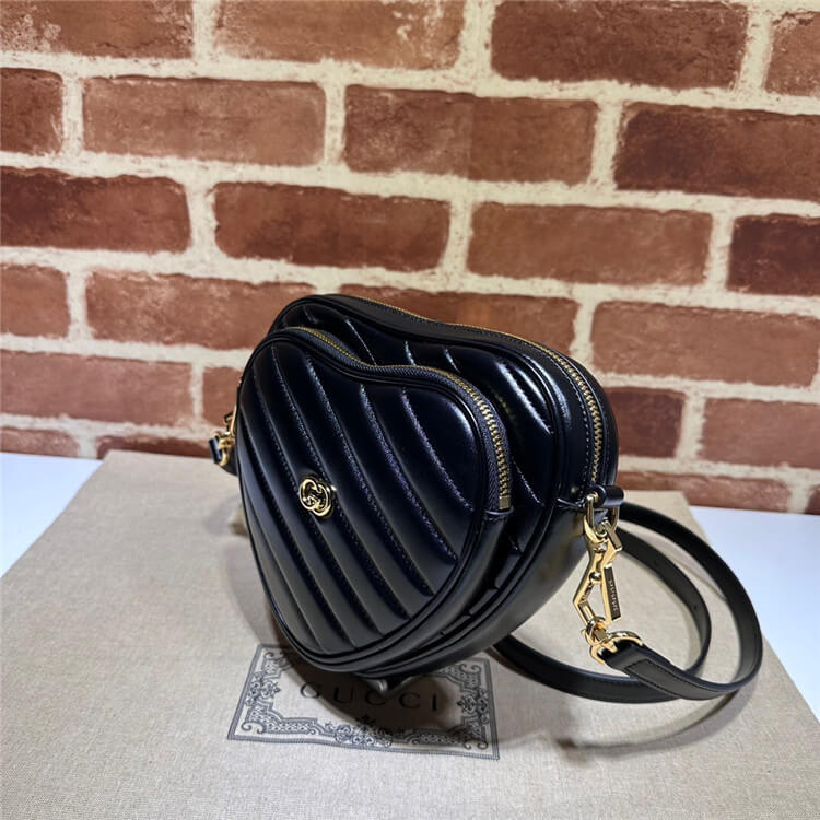 Replica Gucci Interlocking G Mini Heart Shoulder Bag 751628 AACCL 1000 (3)