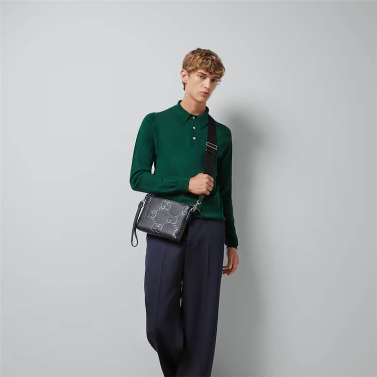 Replica Gucci Jumbo GG Small Messenger Bag 761747 AABY7 1000 (7)