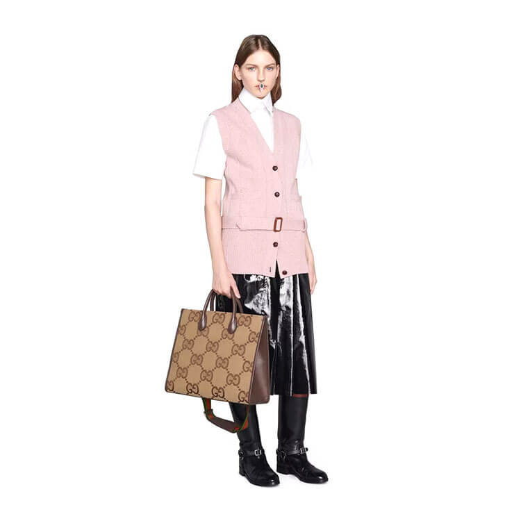 Replica Gucci Jumbo GG Tote Bag 678839 UKMDG 2570 (8)