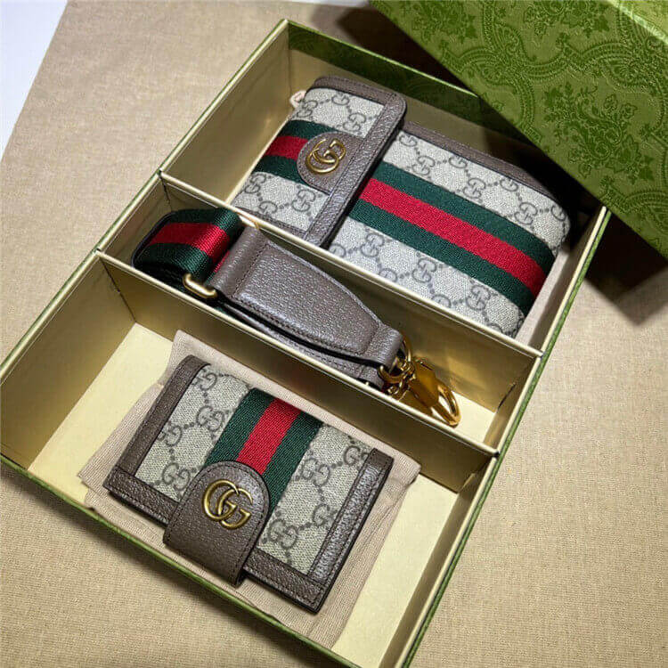 Replica Gucci Ophidia Mini Bag and Detachable Wallet 699173 96IWT 8745 (4)