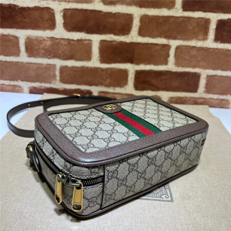 Replica Gucci Ophidia Small Shoulder Bag With Web 739392 96IWT 8745 (5)