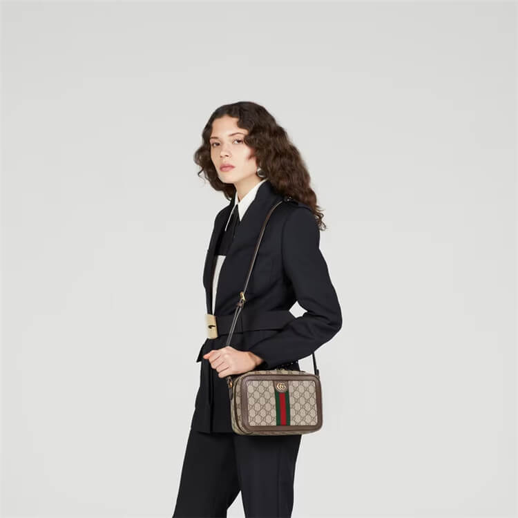 Replica Gucci Ophidia Small Shoulder Bag With Web 739392 96IWT 8745 (8)