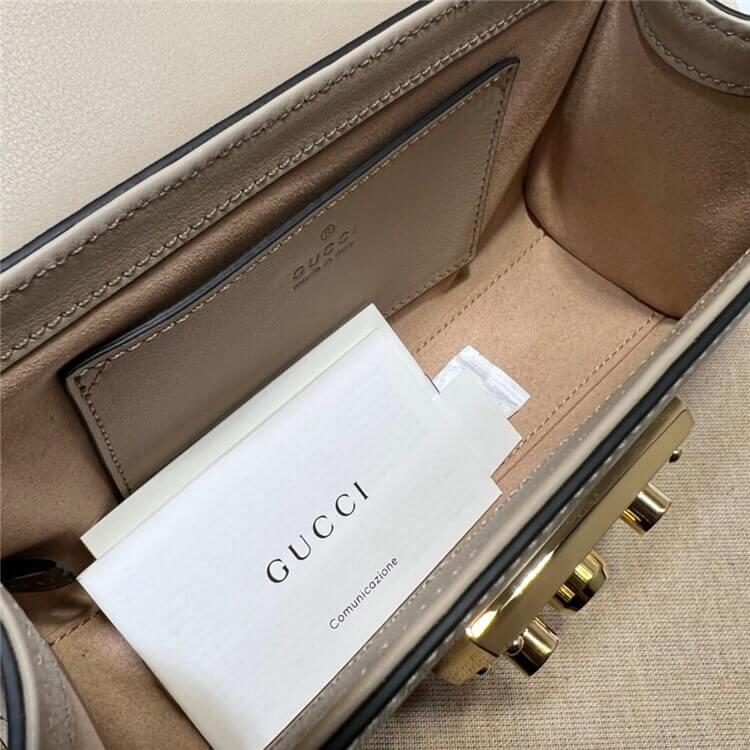 Replica Gucci Padlock Mini Shoulder Bag 735103 FABLH 9897 (6)