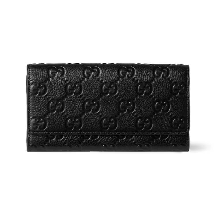 Replica Gucci GG Emblem Continental Wallet 815922 AAEEM 1000 (1)