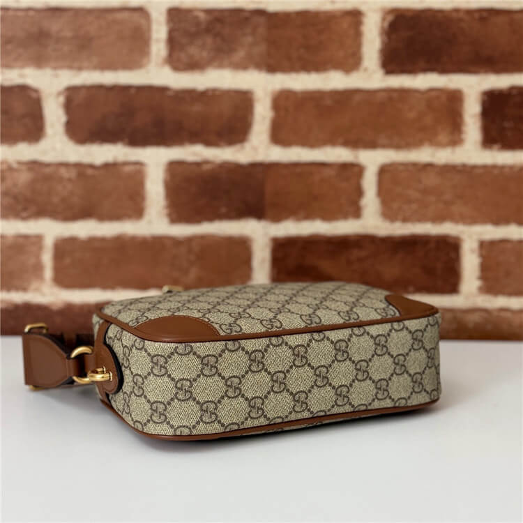 Replica Gucci GG Emblem Embossed Super Mini Bag 821216 FAED3 9786 (5)