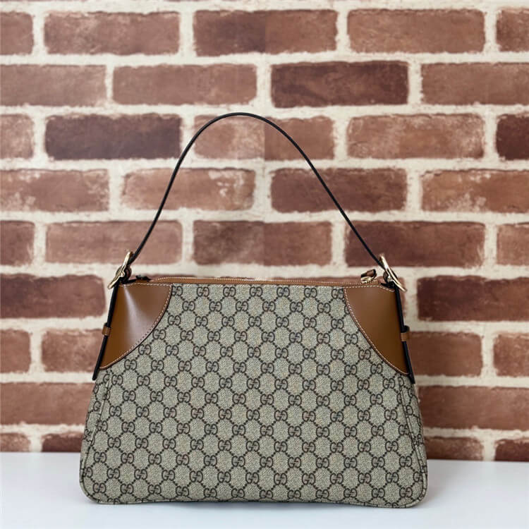Replica Gucci GG Emblem Large Shoulder Bag 815217 FAD6L 9758 (4)