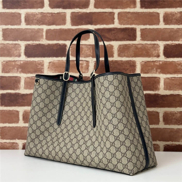 Replica Gucci GG Emblem Large Tote Bag 815212 FAD6L 9741 (3)
