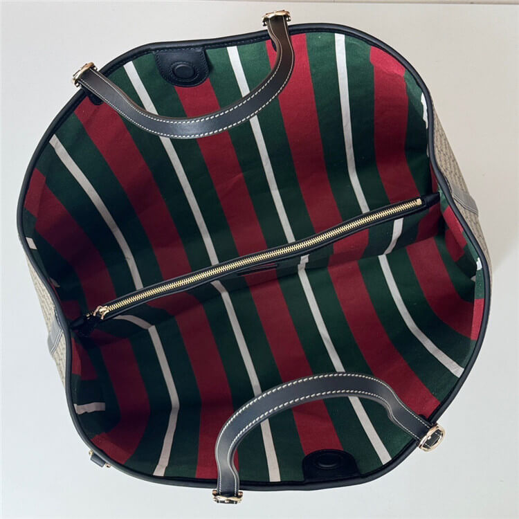 Replica Gucci GG Emblem Large Tote Bag 815212 FAD6L 9741 (6)