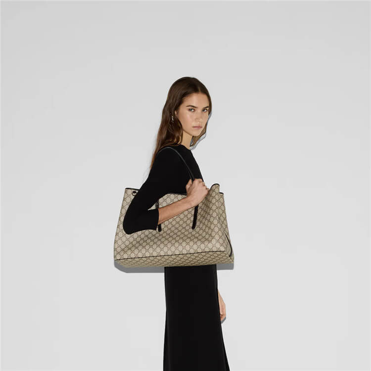 Replica Gucci GG Emblem Large Tote Bag 815212 FAD6L 9741 (7)