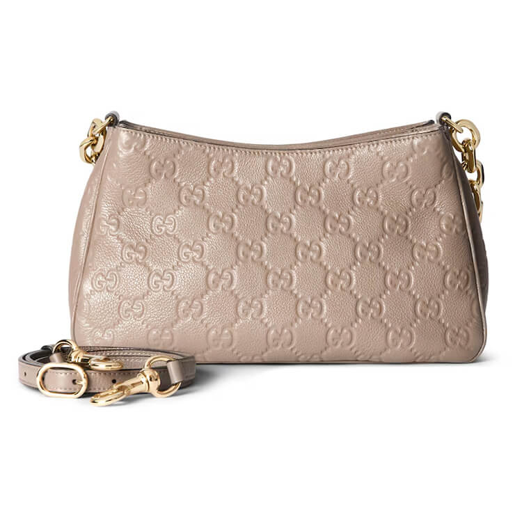 Replica Gucci GG Emblem Small Shoulder Bag 815263 AAEEM 1523 (1)