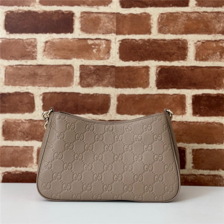 Replica Gucci GG Emblem Small Shoulder Bag 815263 AAEEM 1523 (4)
