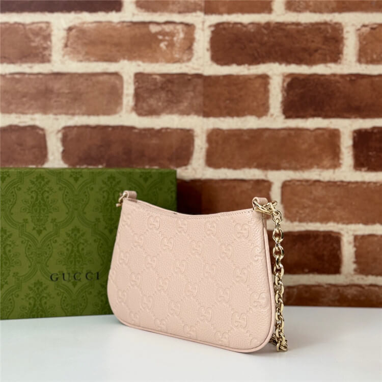 Replica Gucci GG Emblem Super Mini Bag 815278 AAEEM 6802 (3)
