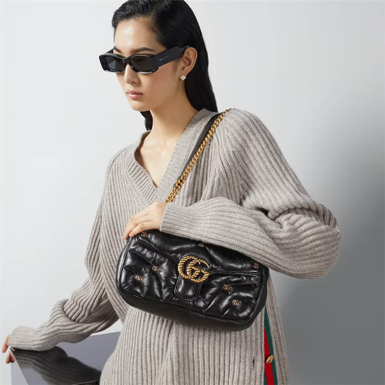 Replica Gucci GG Marmont Small Shoulder Bag 443497 AACPG 1000 (7)