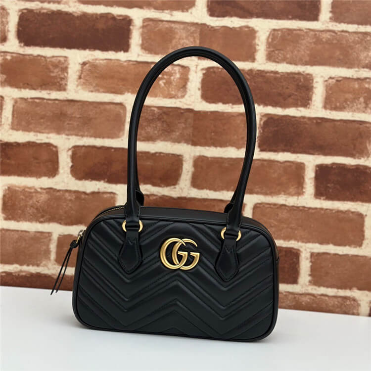 Replica Gucci GG Marmont Small Top Handle Bag 795199 AABZB 1000 (2)