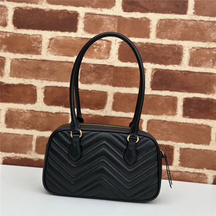Replica Gucci GG Marmont Small Top Handle Bag 795199 AABZB 1000 (4)