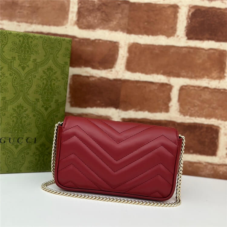 Replica Gucci GG Marmont Super Mini Bag 476433 DTDHV 6207 (4)