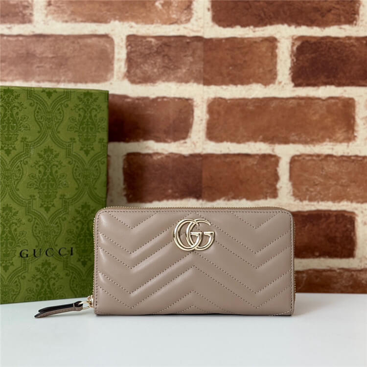 Replica Gucci GG Marmont Zip Around Wallet 443123 DTDHD 1523 (2)