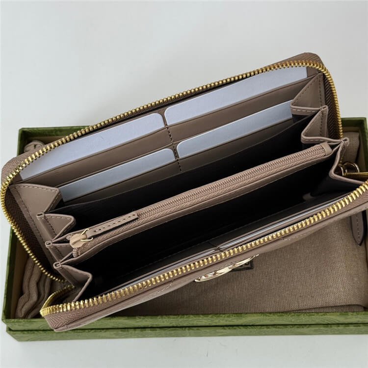 Replica Gucci GG Marmont Zip Around Wallet 443123 DTDHD 1523 (4)