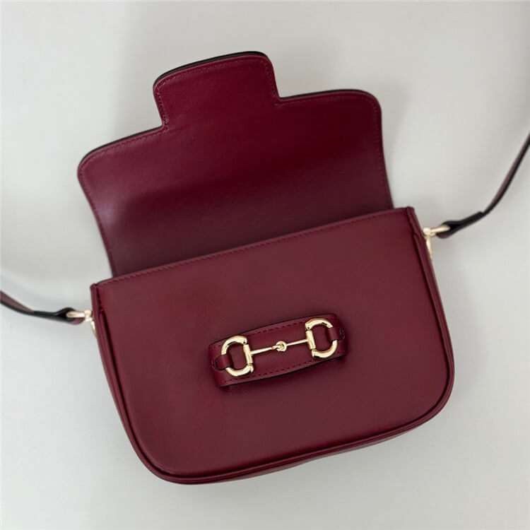 Replica Gucci Horsebit 1955 Soft Mini Shoulder Bag 815205 AAEC2 6207 (6)