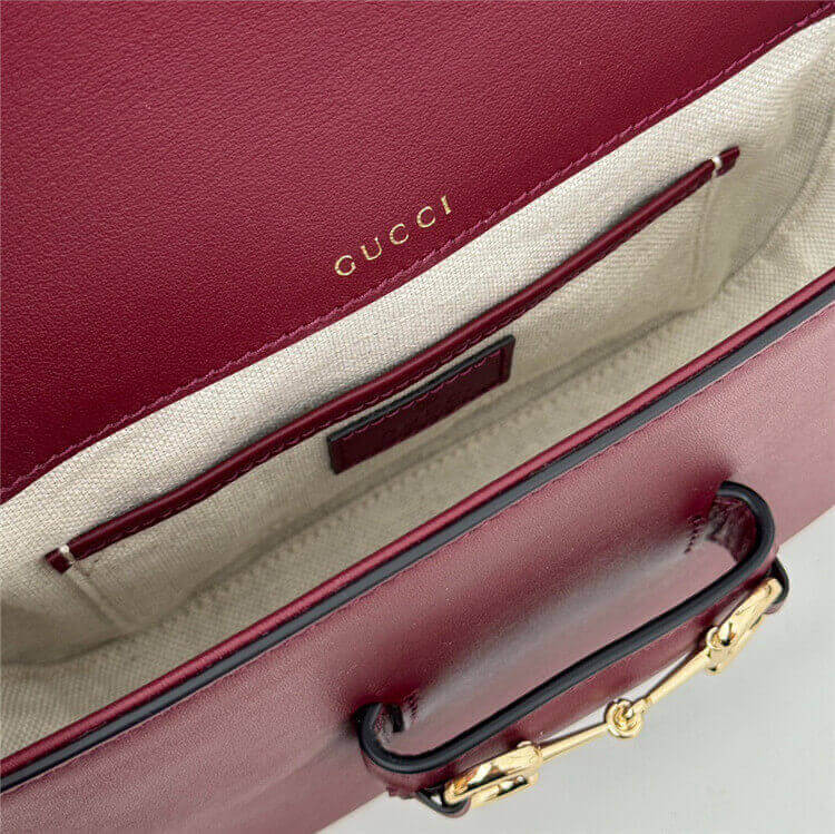 Replica Gucci Horsebit 1955 Soft Mini Shoulder Bag 815205 AAEC2 6207 (7)