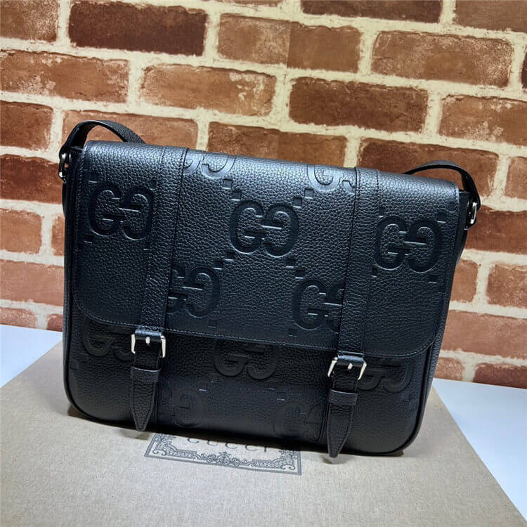 Replica Gucci Jumbo GG Medium Messenger Bag 760234 AABY0 1000 (2)